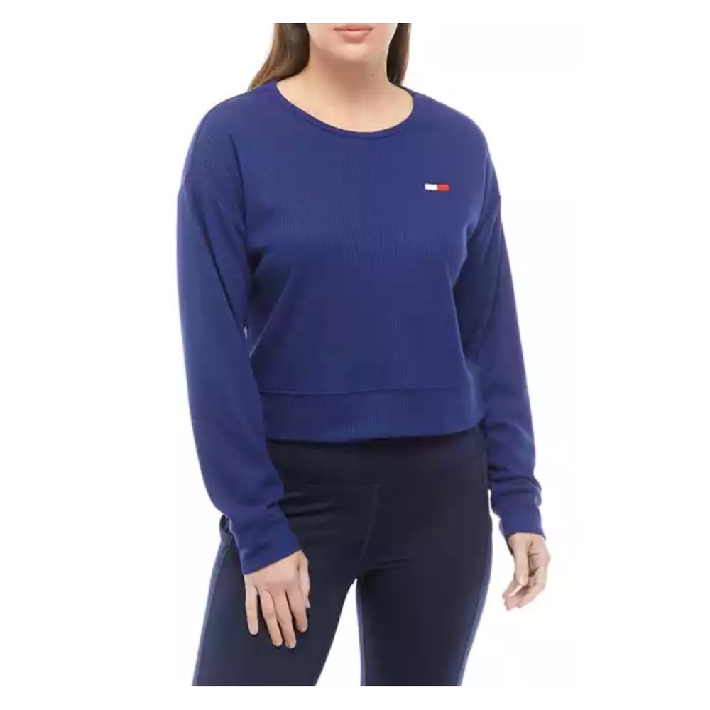 Tommy Hilfiger Long-Sleeve Cropped Top